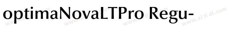 optimaNovaLTPro Regu字体转换